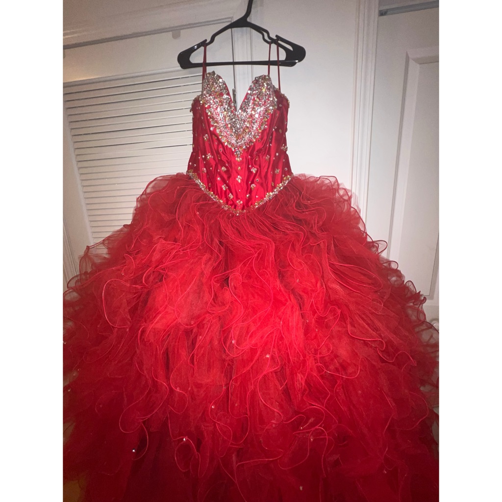 Gorgeous Sweetheart Shaped, Corset Fit Sweet16/Quinceanera Puffy Dress.